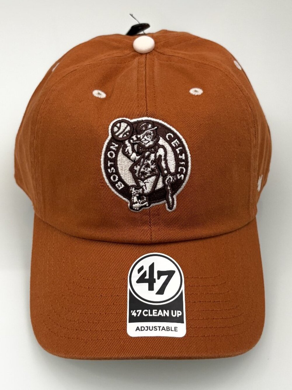 '47 Brand Boston Celtics Clean Up Spice Strapback Adjustable Hat Cap OSFM NWT